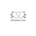 Vector design template. Wedding symbol concept.